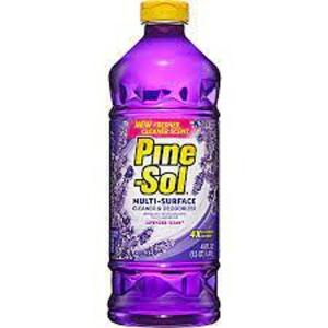 DESCRIPTION: (2) ALL PURPOSE CLEANER BRAND/MODEL: PINE-SOL #222677 INFORMATION: LAVENDER RETAIL$: $6.52 EA SIZE: 48 FL OZ QTY: 2