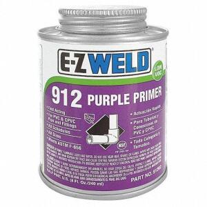 DESCRIPTION: (2) PURPLE PRIMER BRAND/MODEL: EZ WELD 212 #5E520 RETAIL$: $4.83 EA SIZE: 8 OZ QTY: 2