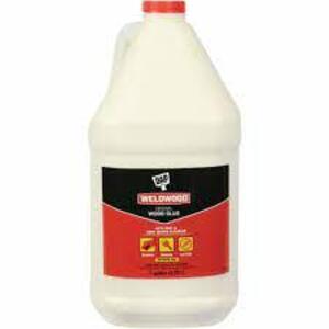 DESCRIPTION: (2) WOOD GLUE BRAND/MODEL: DAP WELDWOOD RETAIL$: $30.00 EA SIZE: 1 GALLON QTY: 2