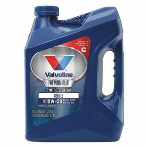 DESCRIPTION: (1) SYNTHETIC BLEND ENGINE OIL BRAND/MODEL: VALVOLINE #46KK33 INFORMATION: 10W-30 RETAIL$: $27.97 EA SIZE: 1 GALLON QTY: 1