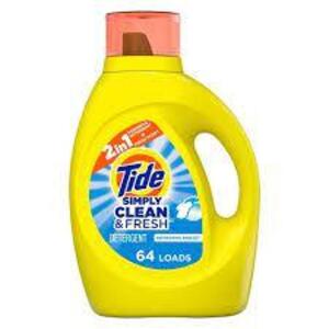 DESCRIPTION: (1) LIQUID LAUNDRY DETERGENT BRAND/MODEL: TIDE INFORMATION: REFRESHING BREEZE SCENT RETAIL$: $10.00 EA SIZE: 10.00 EA QTY: 1