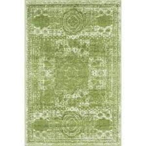 BROMLEY WELLS GREEN 4 FT. X 6 FT. AREA RUG BRAND/MODEL UNIQUE LOOM RETAIL PRICE: $61.58 QUANTITY 1