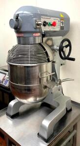 30 QT. COMMERCIAL PLANETARY MIXER WITH (3) ATTACHMENTS