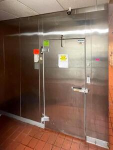 WALK-IN COOLER UNIT WITH STAINLESS STEEL PLATING ON (2) SIDES AND (2) SIDE DOORS