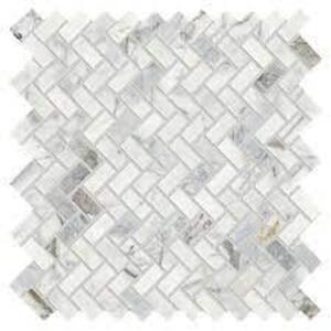8 SQ FT STONE DECOR FOG 11 IN. X 12 IN. X 10 MM MARBLE MOSAIC FLOOR AND WALL TILE BRAND/MODEL DALTILE RETAIL PRICE: $11.98 SQ FT THIS LOT