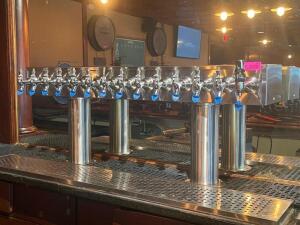 43" - 14 FAUCET - DUAL COLUMN DRAFT BEER TOWER