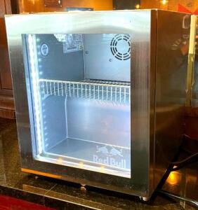 COUNTERTOP STAINLESS STEEL RED BULL REFRIGERATOR