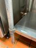 5' STAINLESS STEEL TABLE WITH STAINLESS UNDERSHELF - 5