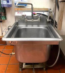 1-COMPARTMENT STAINLESS STEEL SINK