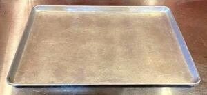 (12) FULL SIZE STAINLESS STEEL SHEET PANS