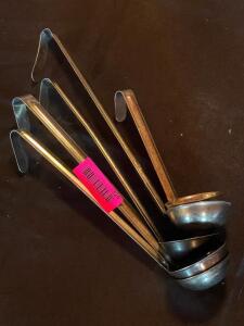 (5) - CT. SET OF 2 OZ. STAINLESS STEEL LADLES