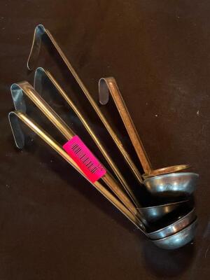 (5) - CT. SET OF 2 OZ. STAINLESS STEEL LADLES