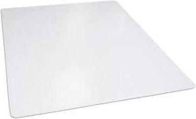 46 IN. X 60 IN. CLEAR RECTANGLE OFFICE CHAIR MAT FOR LOW AND MEDIUM PILE CARPET BRAND/MODEL DIMEX RETAIL PRICE: $68.34 QUANTITY 1
