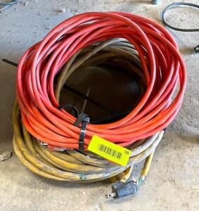 DESCRIPTION: (3) ASSORTED EXTENSION CORDS LOCATION: WAREHOUSE LOCATION: 6249 LORENS LN. CEDAR HILL, MO 63016 QTY: 1