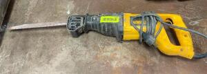 DESCRIPTION: ELECTRIC V.S. RECIPROCATING SAW BRAND/MODEL: DEWALT DW303M LOCATION: WAREHOUSE LOCATION: 6249 LORENS LN. CEDAR HILL, MO 63016 QTY: 1