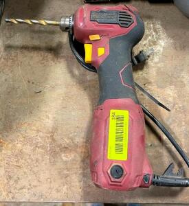 DESCRIPTION: ELECTRIC 3/8" CLOSE QUARTER DRILL BRAND/MODEL: CHICAGO ELECTRIC 60610 LOCATION: WAREHOUSE LOCATION: 6249 LORENS LN. CEDAR HILL, MO 63016