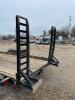DESCRIPTION: 16' TRAILER WITH WHEEL RAMP AND TOOL BOX SIZE: 16'X82" LOCATION: BACK LOT LOCATION: 6249 LORENS LN. CEDAR HILL, MO 63016 QTY: 1 - 9