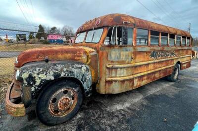 DESCRIPTION: RAT ROD BUS INFORMATION: NOT IN WORKING CONDITION LOCATION: FRONT LOT LOCATION: 6249 LORENS LN. CEDAR HILL, MO 63016 QTY: 1