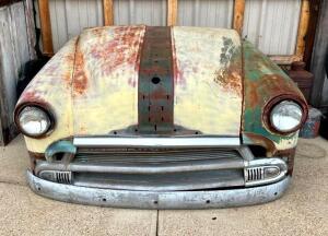 DESCRIPTION: VINTAGE CAR FRONT END LOCATION: FRONT ENTRANCE LOCATION: 6249 LORENS LN. CEDAR HILL, MO 63016 QTY: 1