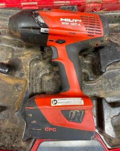 DESCRIPTION: 1/2" CORDLESS IMPACT WRENCH BRAND/MODEL: HILTI 18T-A INFORMATION: BROKEN DRIVE - SEE PHOTOS LOCATION: WAREHOUSE LOCATION: 6249 LORENS LN.