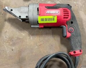 DESCRIPTION: ELECTRIC METAL CUTTING SHEARS BRAND/MODEL: BAUER 1826E-B LOCATION: WAREHOUSE LOCATION: 6249 LORENS LN. CEDAR HILL, MO 63016 QTY: 1