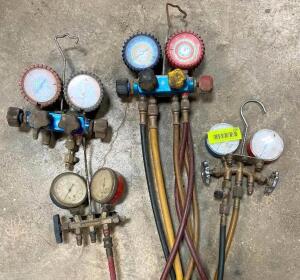 DESCRIPTION: ASSORTED REFRIGERANT MANIFOLDS LOCATION: WAREHOUSE LOCATION: 6249 LORENS LN. CEDAR HILL, MO 63016 QTY: 1