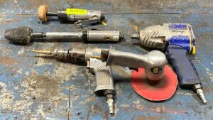 DESCRIPTION: (5) ASSORTED PNEUMATIC AIR TOOLS LOCATION: WAREHOUSE LOCATION: 6249 LORENS LN. CEDAR HILL, MO 63016 QTY: 5