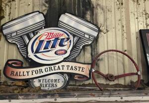 (2) - PC. MILLER LITE AND VINTAGE WHEEL SET