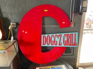 57" DOGGZ GRILL "G" SIGN