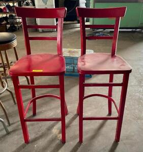 (2) - HIGH TOP COUNTER STOOLS