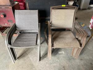 (10) - PC. PATIO CHAIR SET