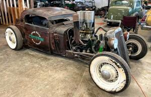 DESCRIPTION: RAT ROD VEHICLE INFORMATION: NOT IN WORKING CONDITION LOCATION: WAREHOUSE LOCATION: 6249 LORENS LN. CEDAR HILL, MO 63016 QTY: 1