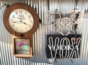 DESCRIPTION: ASSORTED SIGNS AND CLOCK AS SHOWN LOCATION: HOUSE #2 LOCATION: 6521 WOODLAND DRIVE CEDAR HILL, MO 63016 QTY: 1