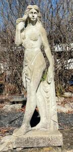 DESCRIPTION: 4' CONCRETE FIGURINE STATUE LOCATION: HOUSE #2 LOCATION: 6521 WOODLAND DRIVE CEDAR HILL, MO 63016 QTY: 1