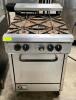 24" 4-BURNER GAS RANGE/OVEN