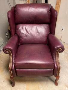 DESCRIPTION: (2) PLEATHER STUDDED LOUNGE CHAIRS LOCATION: HOUSE #2 LOCATION: 6521 WOODLAND DRIVE CEDAR HILL, MO 63016 QTY: 2