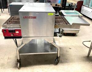 ELECTRIC CONVEYOR PIZZA OVEN WITH STAND