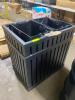 DESCRIPTION: (1) RECYCLING & TRASH CAN BRAND/MODEL: PARKVIEW/261188BK INFORMATION: WITHOUT LID, SEE FOR INSPECTION/BLACK RETAIL$: 744 SIZE: 29"W X 21" - 2