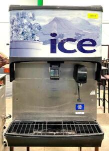 23" COUNTERTOP ICE AND WATER DISPENSER WITH 150 LB. STORAGE