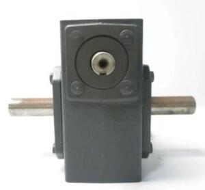 DESCRIPTION: (1) WORM GEAR REDUCER BRAND/MODEL: HUB CITY/0220-60901-211 INFORMATION: GRAY/RATIO: 25:1 RETAIL$: 220 SIZE: 7-1/2"D X 4"W X 6"H QTY: 1