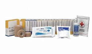 DESCRIPTION: (2) FIRST AID KIT BRAND/MODEL: GRAINGER/59314 INFORMATION: PEOPLE SERVED: 26-50/397-COMPONENTS RETAIL$: 54.76 EACH SIZE: 6"H X 5"W X 10"D