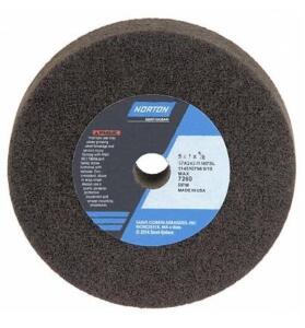 DESCRIPTION: (10) STRAIGHT GRINDING WHEEL BRAND/MODEL: NORTON/69936654177 INFORMATION: GRIT: 24/BLACK/ALUMINUM OXIDE RETAIL$: 23.69 EACH SIZE: 5"WHEEL