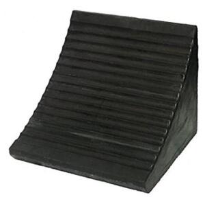 DESCRIPTION: (1) BIG WHEEL CHOCK BRAND/MODEL: AME/15301 INFORMATION: BLACK/RUBBER COATED RETAIL$: 316.44 SIZE: 10"H X 11-1/4"W X 11-1/2"D QTY: 1