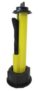 DESCRIPTION: (6) PLASTIC REPLACEMENT SPOUT BRAND/MODEL: SCEPTER/00072 INFORMATION: BLACK & YELLOW/FOR US WITH SCEPTER GAS CANS RETAIL$: 36.54 PER LOT