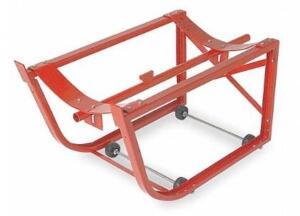 DESCRIPTION: (1) DRUM CRADLE BRAND/MODEL: DAYTON/1GC91 INFORMATION: CAPACITY: 600 LBS/RED RETAIL$: 156.33 SIZE: 20"H X 15"DISPENSING HEIGHT X 31-7/8"L