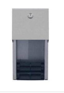 DESCRIPTION: (1) VERTICAL STANDARD TISSUE DISPENSER BRAND/MODEL: GEORGIA-PACIFIC/57893 INFORMATION: SILVER/DOUBLE ROLL RETAIL$: 156.51 SIZE: 7"W X 12-