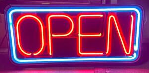 NEON OPEN SIGN