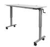 DESCRIPTION: (1) STANDING DESKS BRAND/MODEL: LUXOR/STAND-NESTC-72 INFORMATION: GRAY/ADJUSTABLE HEIGHT RETAIL$: 703.18 SIZE: 45.25"H X 71"W X 23.6"D QT