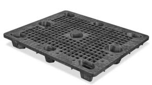 DESCRIPTION: (2) HEAVY DUTY PALLET BRAND/MODEL: SPACE X/TOT-228AVCJ INFORMATION: BLACK/4-WAY RETAIL$: 89.00 EACH SIZE: 48" X 40" X6" QTY: 1