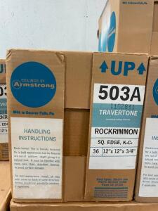 (20) 36CT BOXES OF ROCKRIMMON SQUARE EDGE CEILING TILE